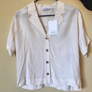 Cream Colored Stockholm Atelier & Other Stories Blouse